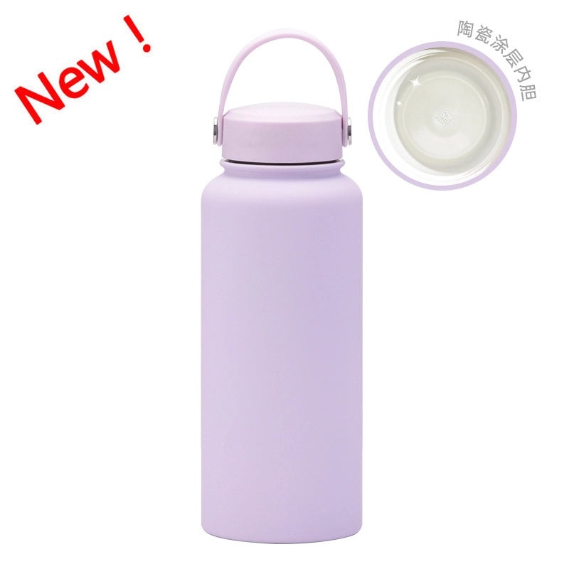 Stylish Solid Color Stainless Steel Vacuum Flask 1pc|Home & Kitchen Accessories