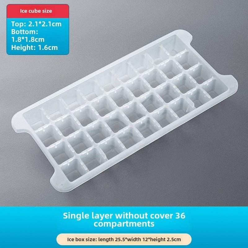 Multi-layer Plastic Ice Cube Tray with Lid | Kitchen & Dining Accessories