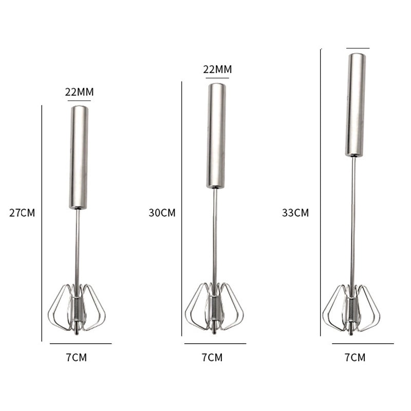 Stainless Steel Egg Beater Classic Solid Color Kitchen Tool 1 Piece|Kitchen Appliances