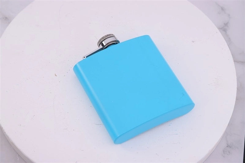 Elegant Stainless Steel Solid Color Wine Flask | Drinkware & Bar Accessories