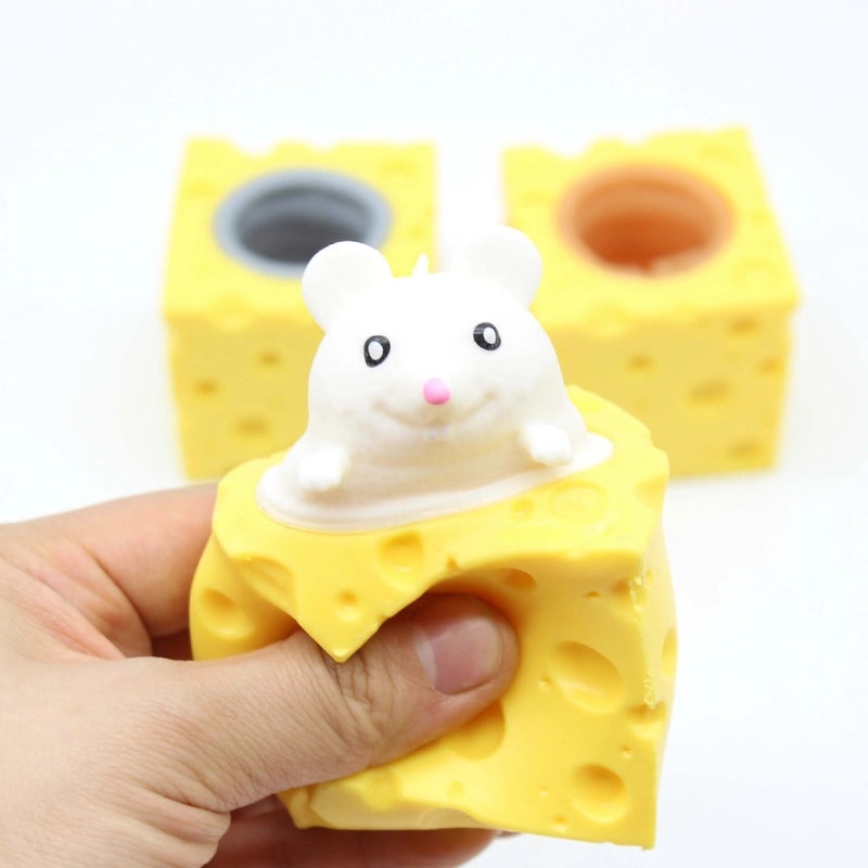 Cute Cheese Mouse Squeeze Toy|Stress Relief Toy