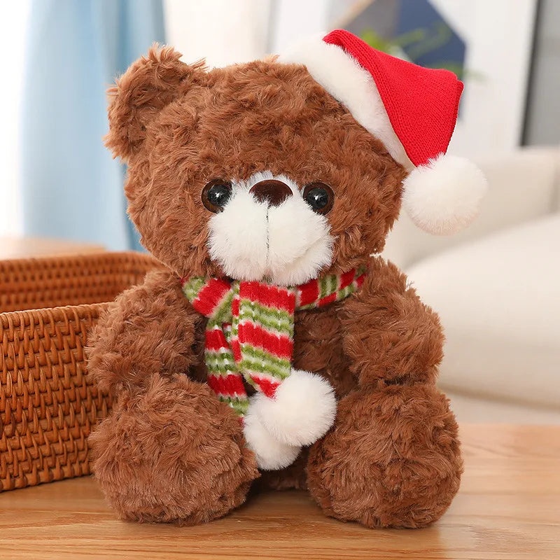 Christmas Plush Bear Stuffed Animal Soft PP Cotton Toy Gift for Kids|Stuffed Animals & Plush Toys