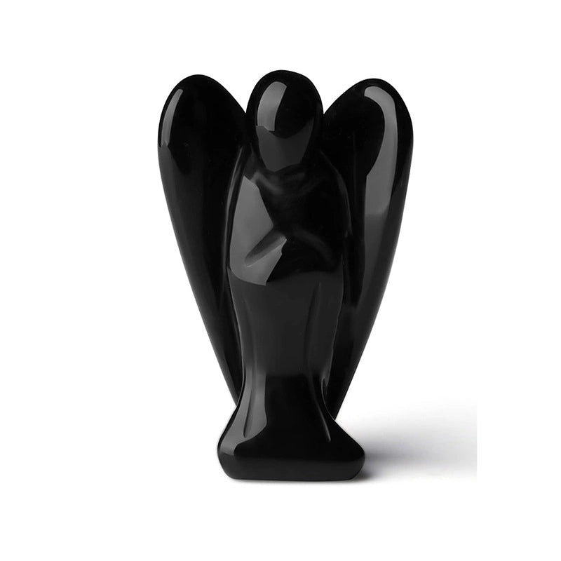 5-Piece Minimalist Angel Gem Ornament Set | Home Decor & Accessories