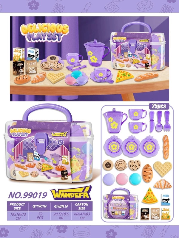 Children's Kitchen Playset Solid Color Plastic Toy Utensils|Educational Toys & Pretend Play