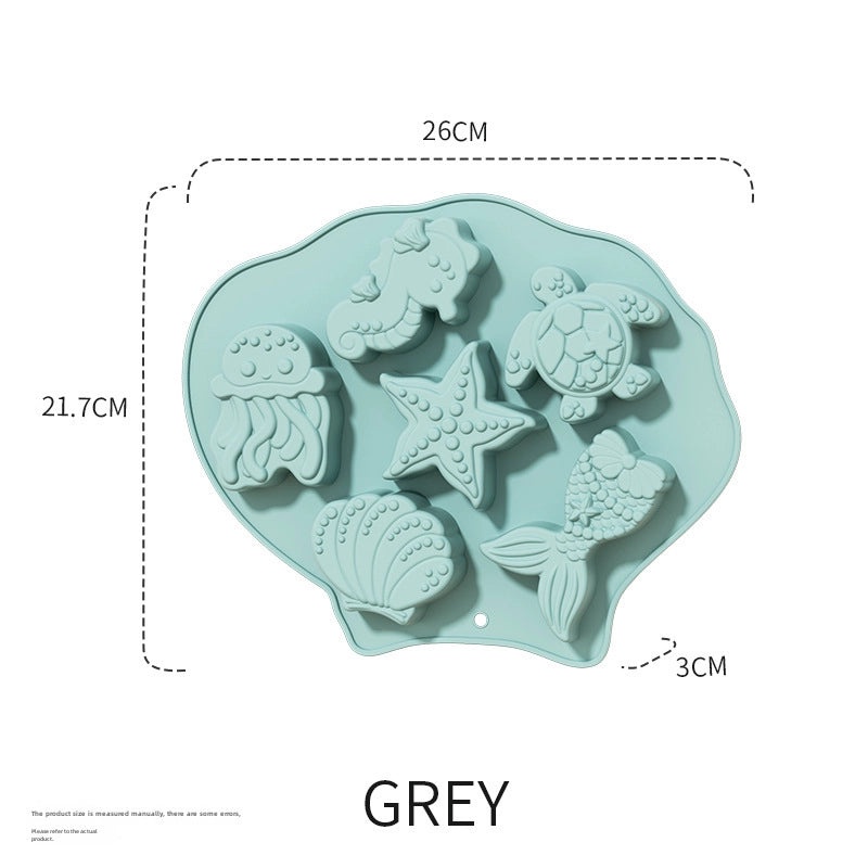 5 Pcs Silicone Donut Mold 6-Hole DIY Baking Chocolate Biscuit Mold High Temp Resistant Food Grade | Kitchen & Baking Tools