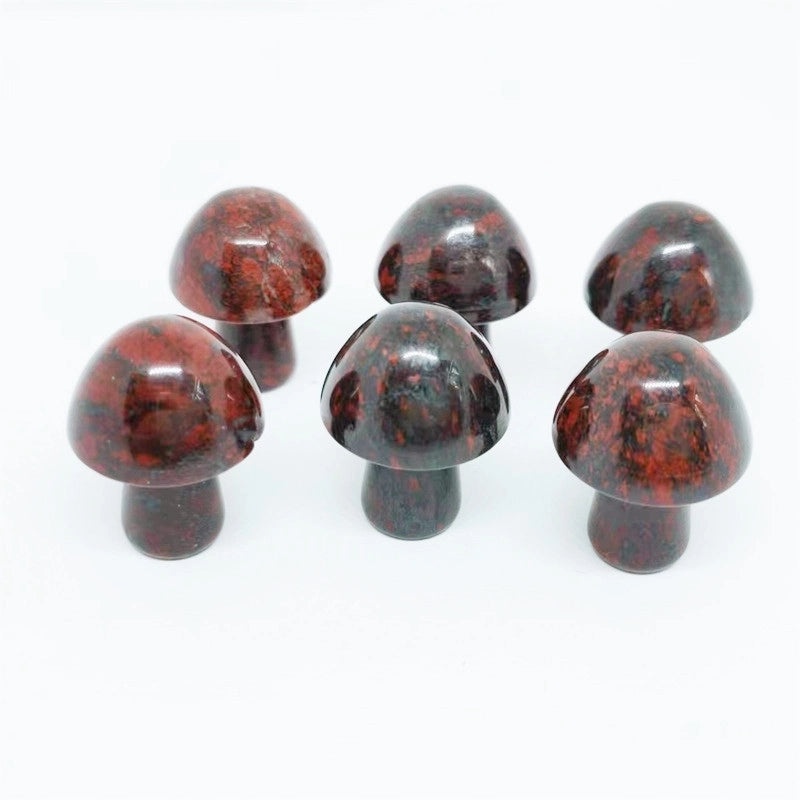 Natural 2cm Crystal Mini Mushroom Flowerpot Aquarium Decoration | Aquarium Ornaments