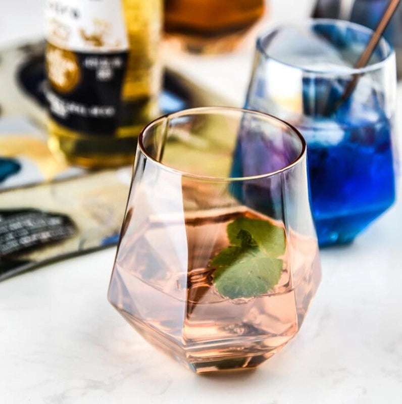 Creative Transparent Glass Cup for Juice Coffee Cold Drinks Simple Household Drinkware|Drinkware & Glassware