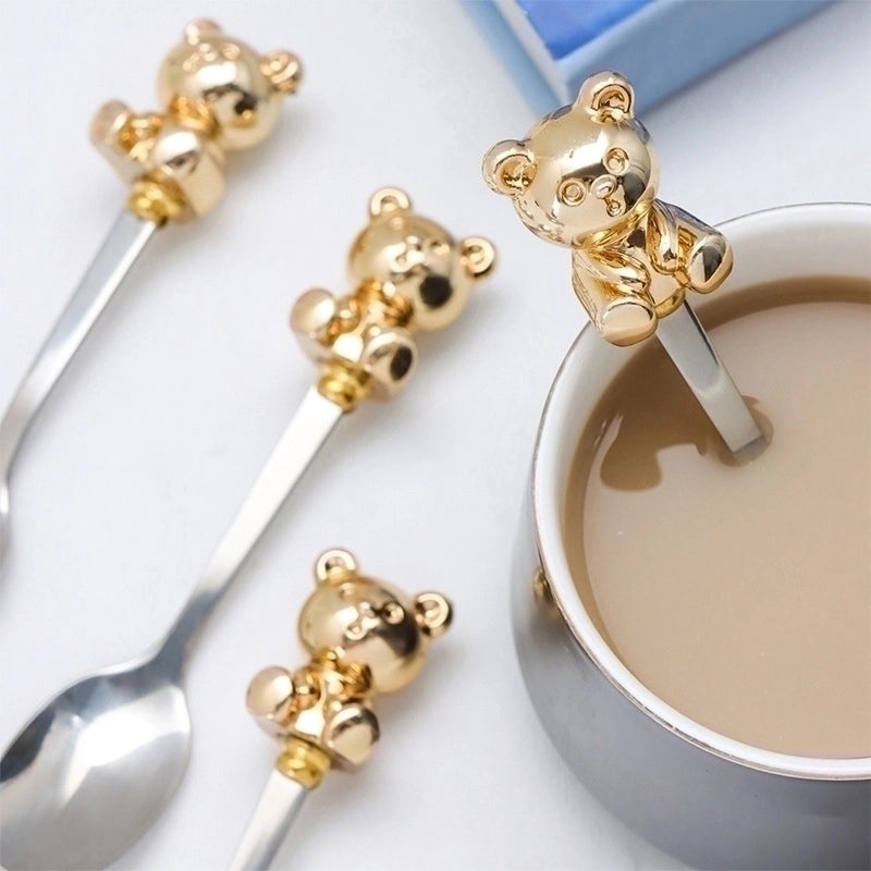 Adorable Cartoon-Themed Stainless Steel Spoon 1 Piece | Kids Tableware & Dining Accessories
