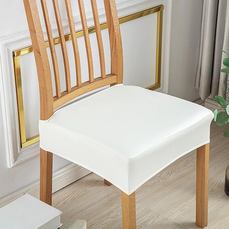 Waterproof PU Double Rubber Band Chair Cushion Cover Oil-proof Simple Design for Hotel Household Restaurant Use|Home & Kitchen Textiles