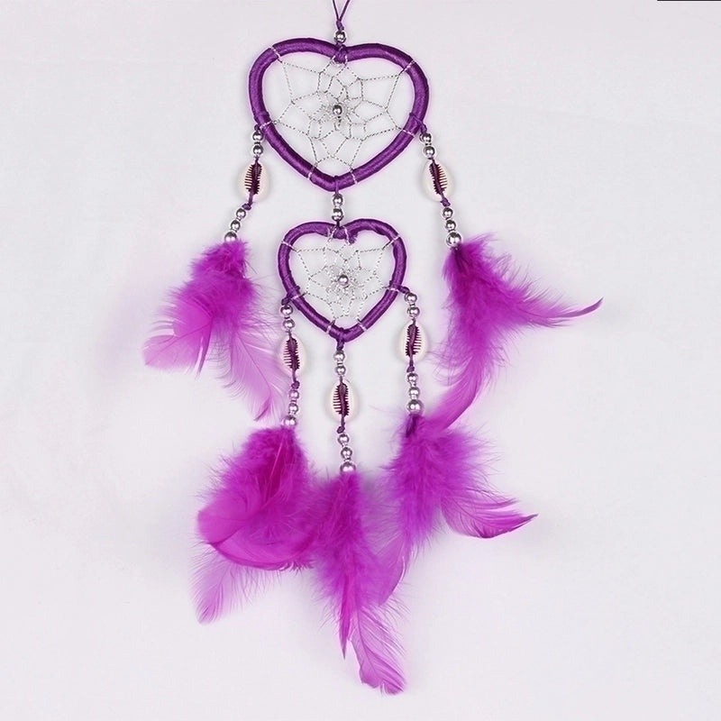 Heart-Shaped Feather Pendant Romantic Design Decorative Accessory for Jewelry|Jewelry & Accessories