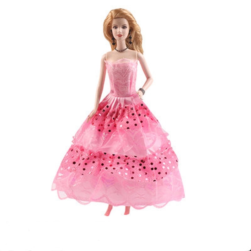 Exclusive Badger Doll Wedding Dress Princess Dress Large Doll Accessories|Doll Clothing & Accessories