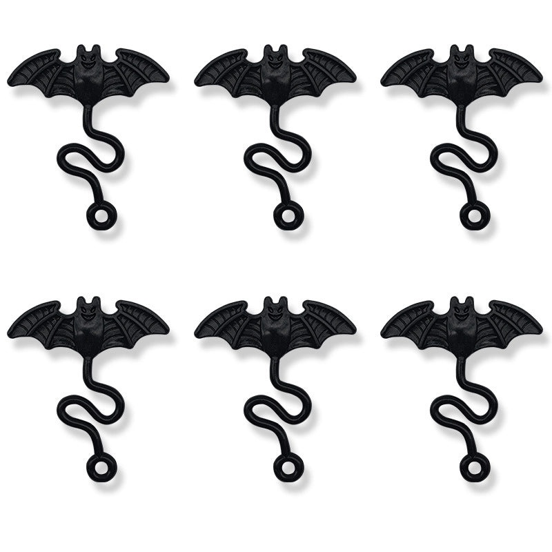 Elastic Soft Toy Halloween Death Bat Climbing Wall Sticky Decompression Trick Toy|Halloween Decorations