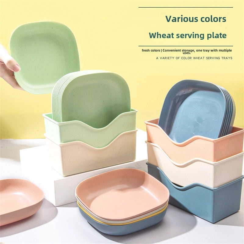 Japanese Style Plastic PP Desktop Trash Storage Tray Bone Dish for Dining Table|Kitchen Storage & Organization