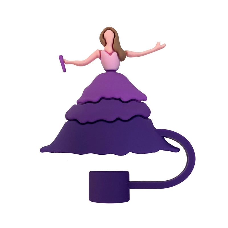 Adorable Human-Shaped PVC Straw Cap - 1 Piece | Drinkware Accessories