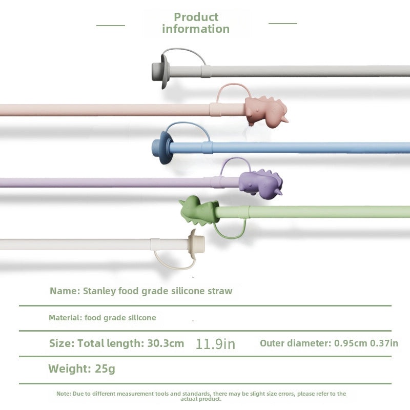 Silicone Straw Cap Dust-Proof Cover for Water Cups | Drinkware Accessories