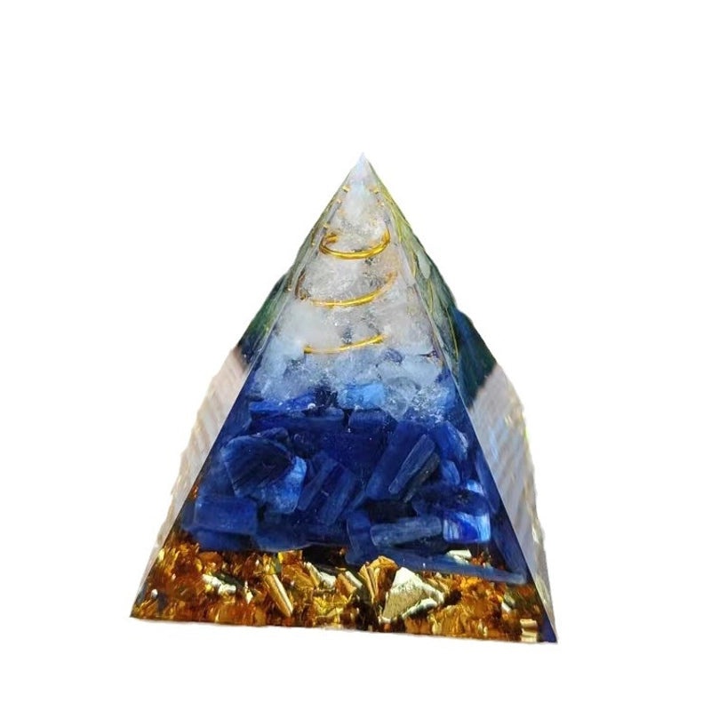 Minimalist Pyramid Resin Crystal Ornaments for Home Decor | Home Decoration