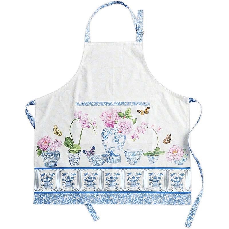 Digital Printed Neck Apron for Kitchen Gardening Cafe Work Retro Style | Kitchen & Dining Aprons