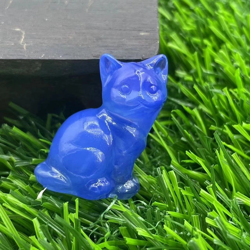 Adorable Gemstone Animal Figurines Decorative Artificial Ornaments|Home Decor