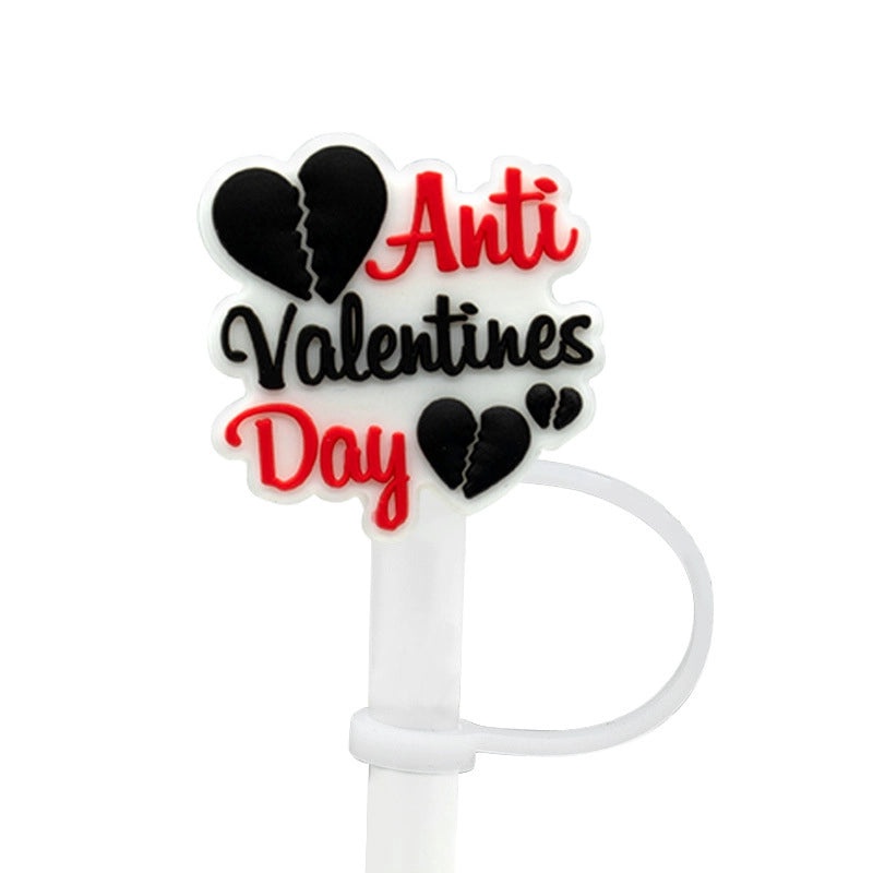 Cartoon Silicone Straw Caps for 8-10mm Straws | Personalized Drink Accessories