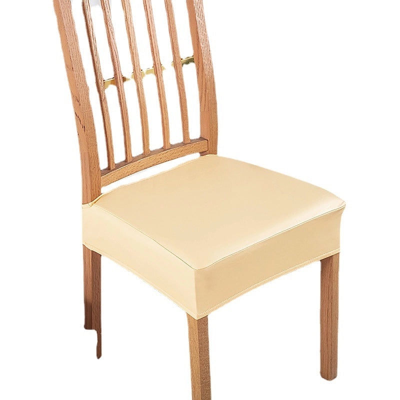 Waterproof PU Double Rubber Band Chair Cushion Cover Oil-proof Simple Design for Hotel Household Restaurant Use|Home & Kitchen Textiles
