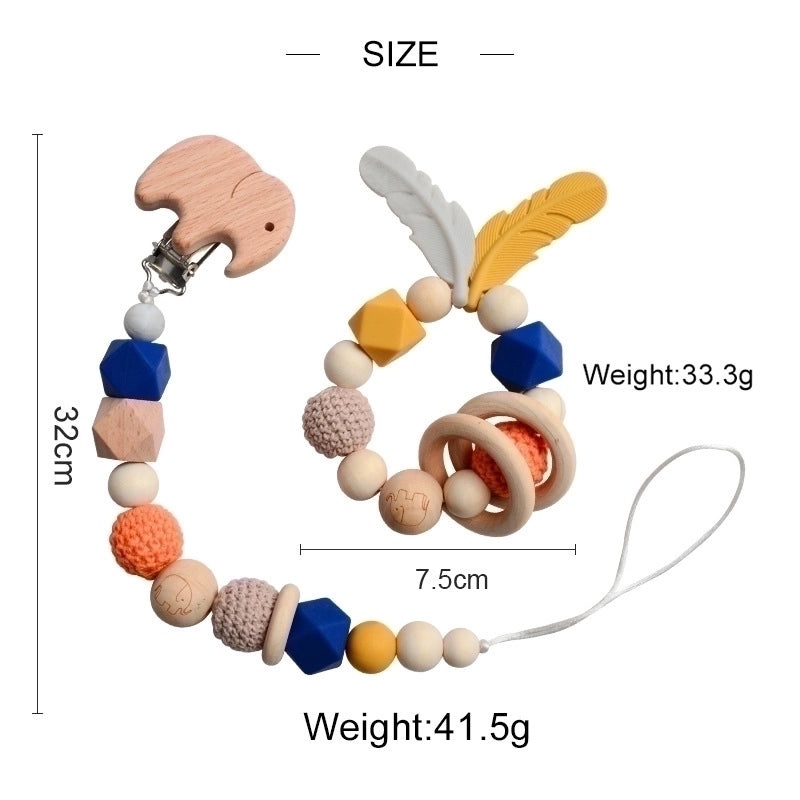 Colorful Feather Baby Hair Accessories Set | Baby Hair Accessories