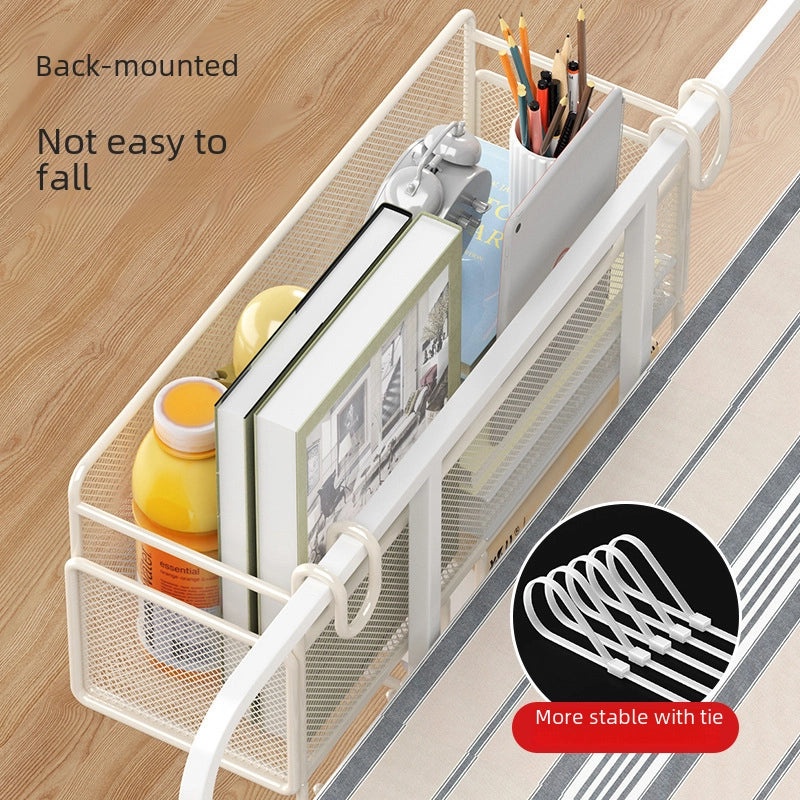 Dormitory Bedside Hanging Storage Basket for Snacks and Essentials | Dorm Room Storage & Organization
