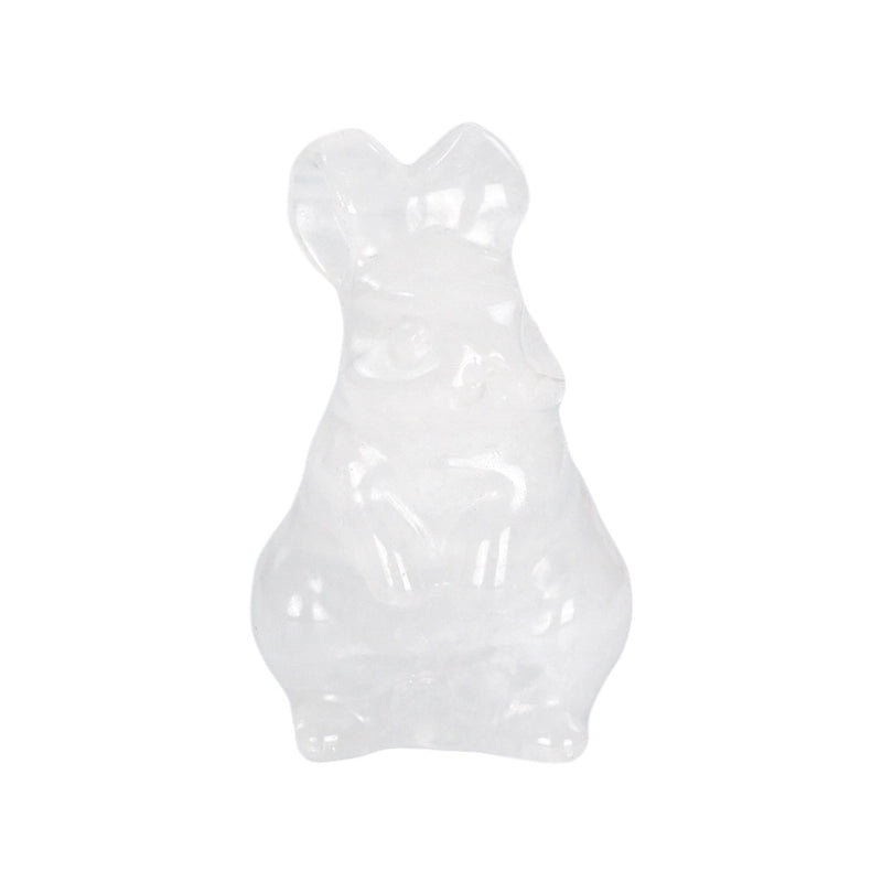 5 Pieces Minimalist Rabbit Crystal Figurines for Home Decor|Home Decor & Ornaments