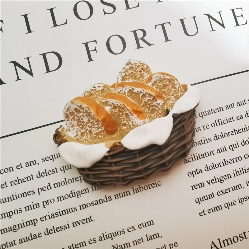 Adorable Pineapple Bread Cookie Fridge Magnet Made of Synthetic Resin|Home Decor & Kitchen Accessories