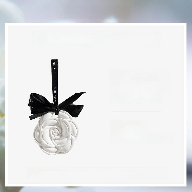 Camellia Solid Wax Car & Home Aromatherapy Hanging Deodorizer Long-Lasting Fragrance Wardrobe Freshener|家居香氛用品