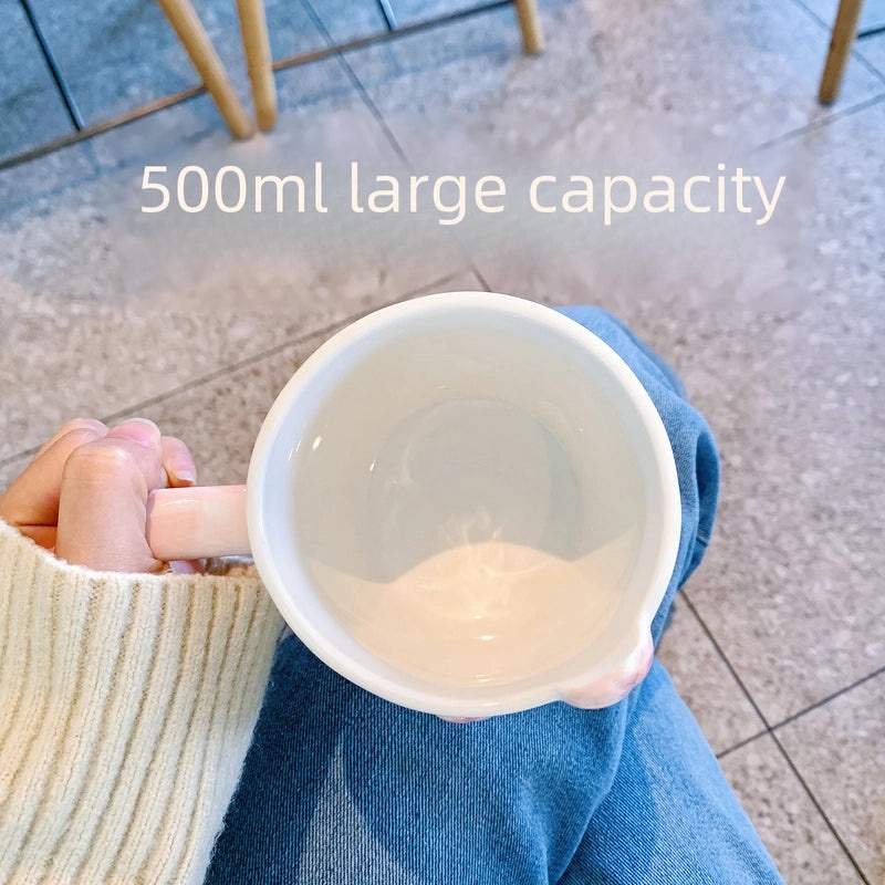 Elegant Tulip Ceramic Mug High-Quality Tea Cup Office Water Cup Perfect Gift for Events|Home & Kitchen > Drinkware > Mugs