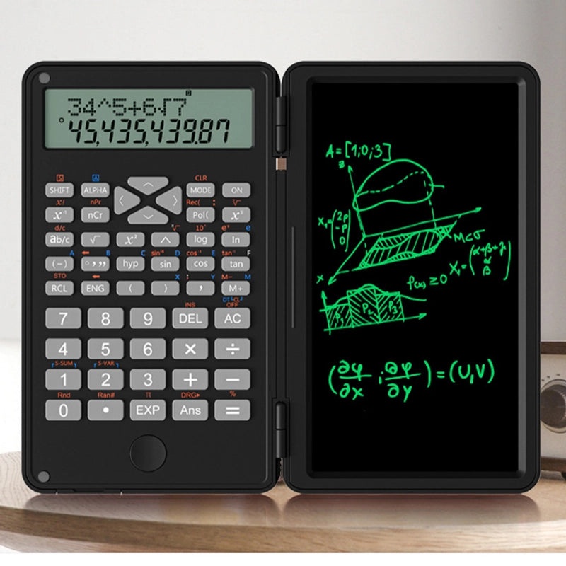 6-Inch Mini Portable Scientific Calculator with Handwriting Board for Office Accounting and Commercial Use|办公用品