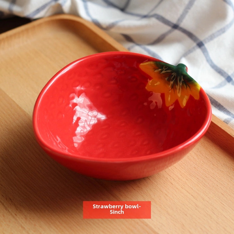 Creative Ceramic Tableware Set for Kids Cartoon Dessert Rice Fruit Small Bowls|Children's Tableware