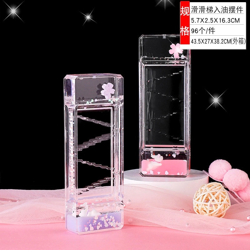 Creative Cartoon Liquid Oil Drop Ornament Transparent Acrylic Pressure Relief Craft|Home Decor Gifts