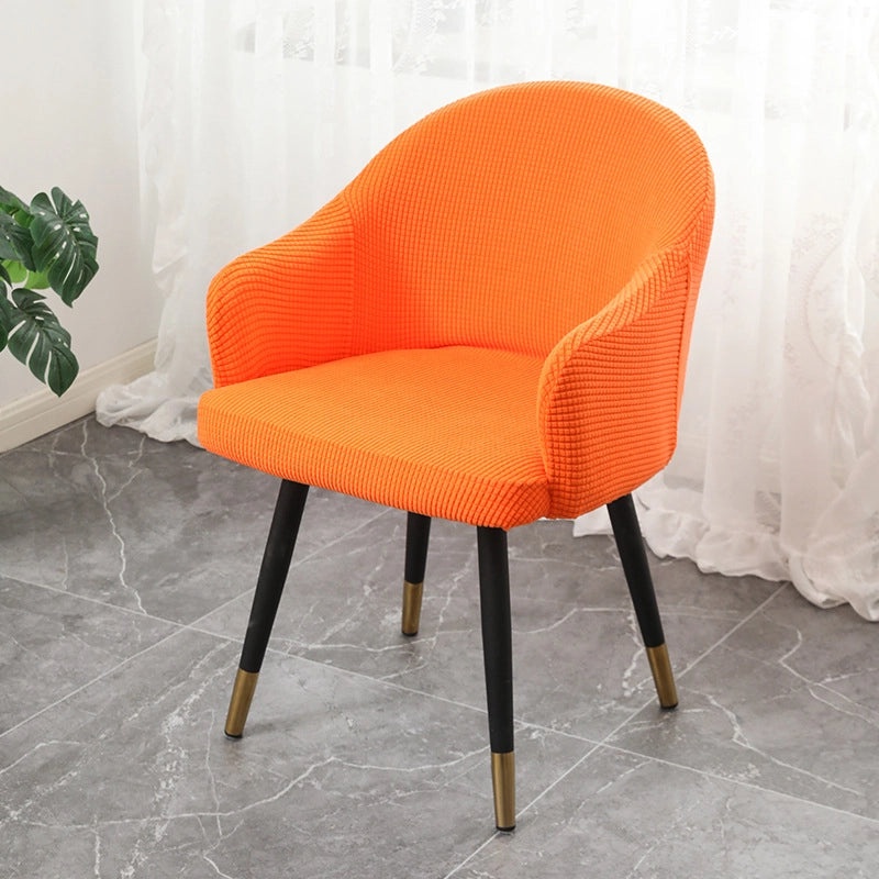Modern Elastic Full Armrest Chair Cover, Curved Backrest Protector for Dining Table and Stool|Home & Living > Furniture Accessories