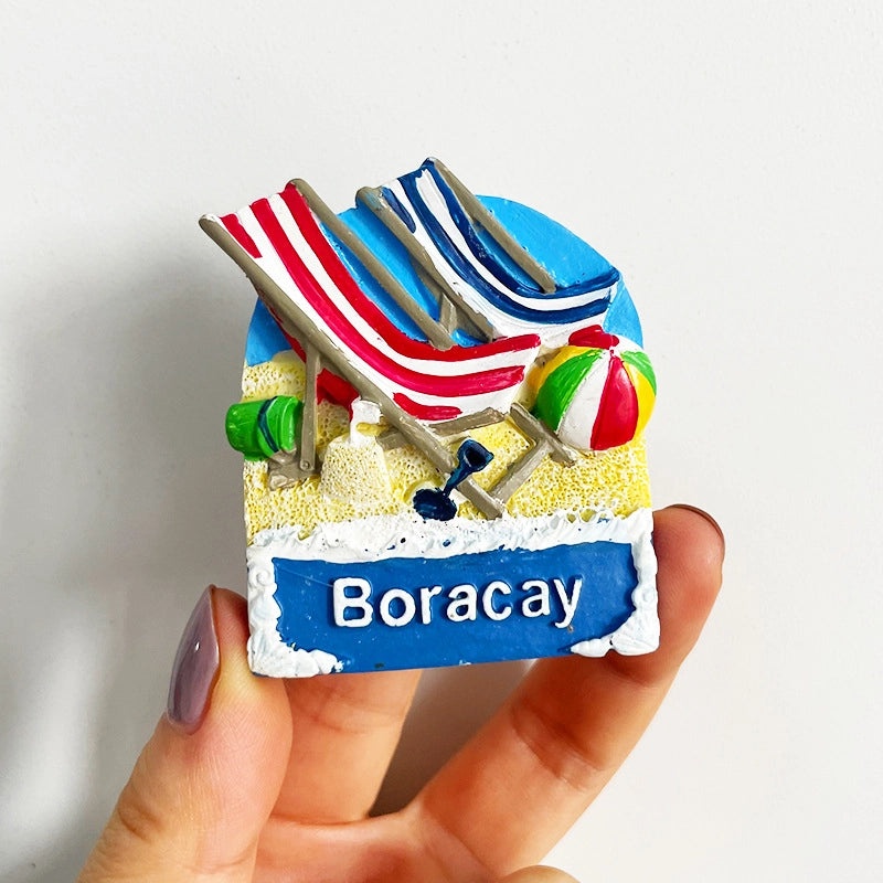 3D Travel Refrigerator Magnet Stickers Europe Cities Souvenirs Creative Tourist Gifts|Home Decor & Magnets