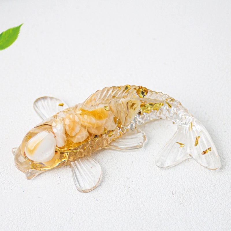 Minimalist Fish Gem Crystal Glue Ornaments | Home Decor & Accessories