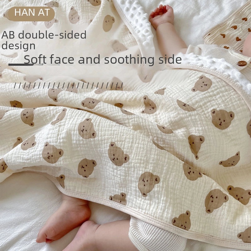 Summer Lightweight Baby Quilt Soft Cotton Gauze Air-conditioning Blanket for Kids | Baby Quilts & Bedding