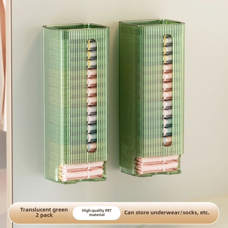 Wall-mounted Garbage Bag Dispenser Large Capacity Kitchen Plastic Bag Holder Convenient Extraction | Kitchen Storage & Organization