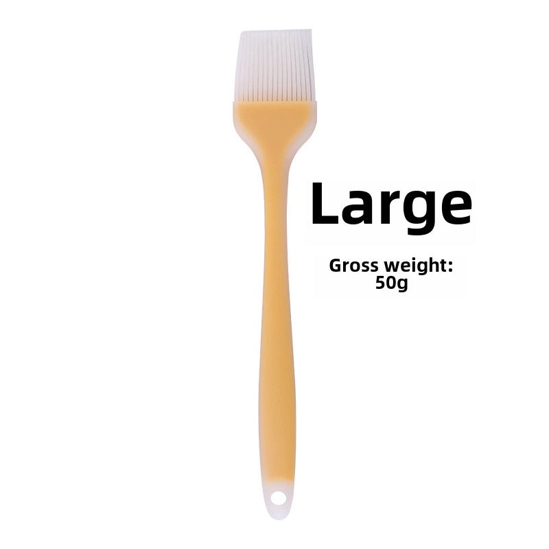 Silicone Oil Brush and Scraper for Baking One-piece Cake Cream Spatula Barbecue Brush Multipurpose Kitchen Tool|Kitchen Tools & Gadgets