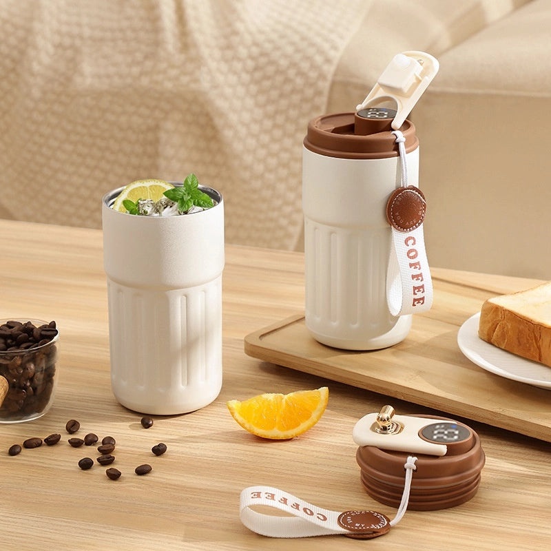 Unisex Casual 316 Stainless Steel Leakproof Insulated Bottle Solid Color