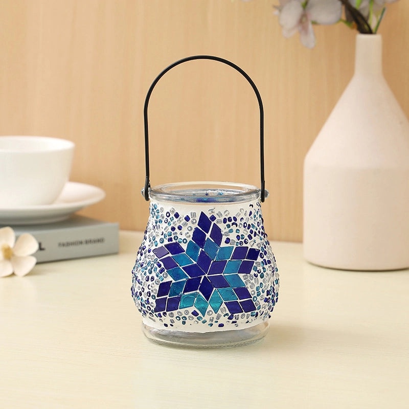 Handcrafted Painted Clay Geometric Glass Seed Beads | Handmade Jewelry Accessories