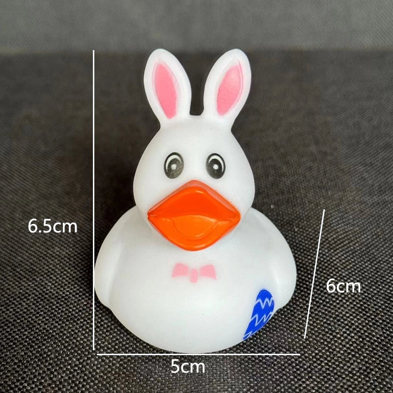 20 Pieces Floating Easter Duck Bath Toys for Kids Vinyl Water Pool Fun|Toys & Games > Bath Toys