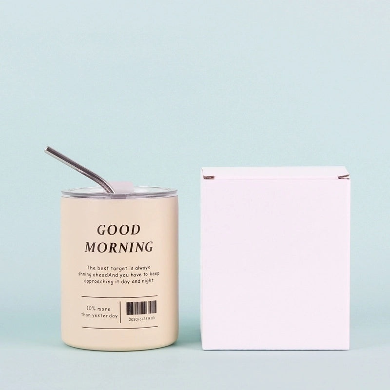 Stainless Steel Water Bottle Single Piece Casual Solid Color | Drinkware & Hydration