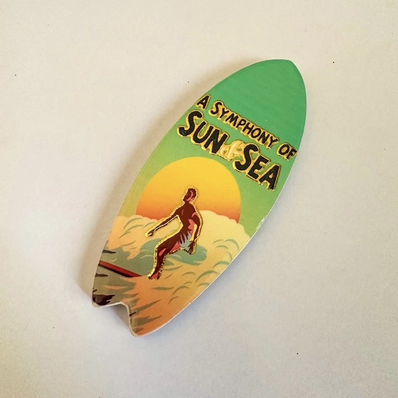 Hawaiian Tropical Art Resin Fridge Magnet | Home Decor & Kitchen Accessories