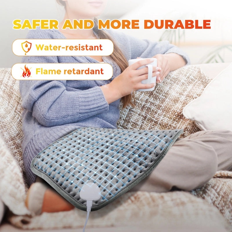 9-level Temperature Control Heated Cushion with 4 Timing Settings | Home & Living Heating Pads