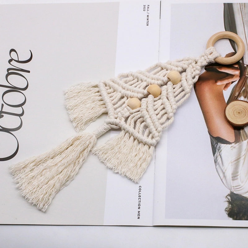 Christmas Cute Solid Color Cotton Tapestry Decorations|Home Decor