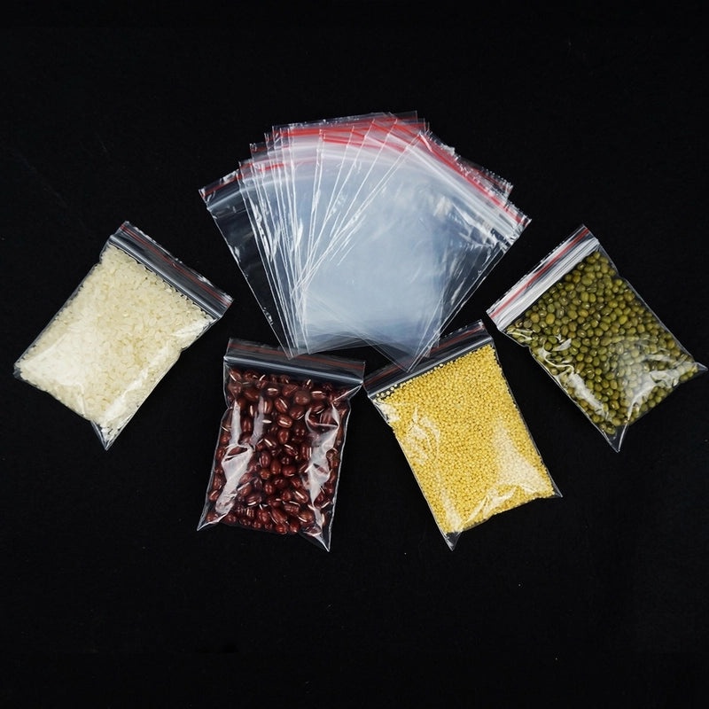 Clear Minimalist Food Packaging Bag for PE Materials | Food Storage Packaging