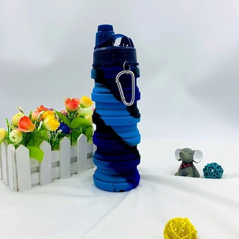 Colorful Tie Dye Silicone Water Bottles for Everyday Use|Casual Drinkware and Accessories