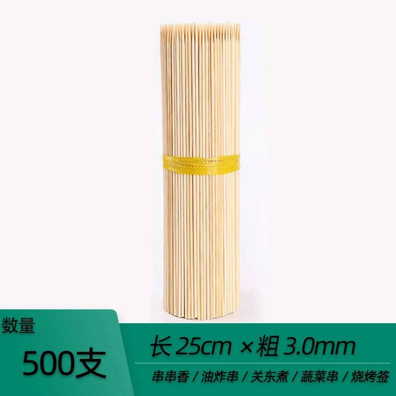 Disposable Bamboo Skewers for BBQ Grilled Meat and Fruits | Kitchen & Dining Accessories