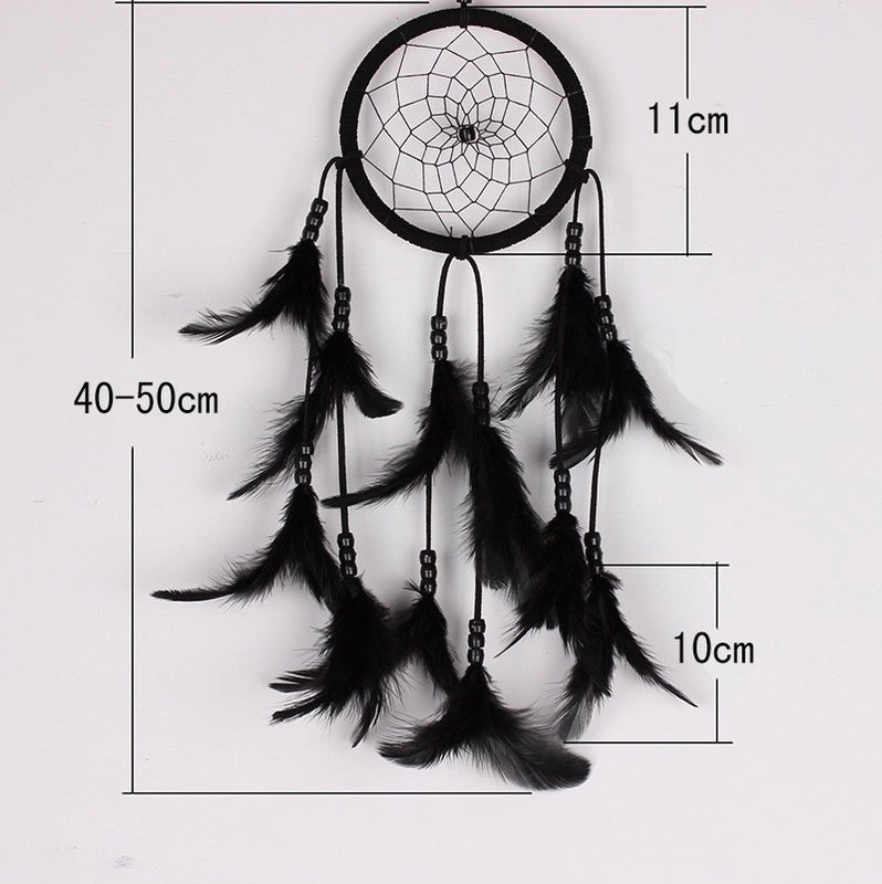 Minimalist Feather Dreamcatcher Wall Art, Boho Grid Style | Home Decor